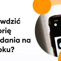Jak sprawdzić historię oglądania na TikToku? Na ekranie telefonu widać aplikację TikTok.