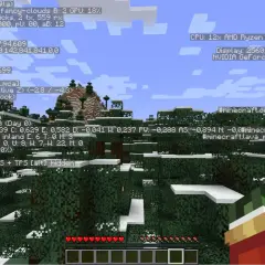 Witaj w Minecraft! Zobacz, jak sprawdzić FPS w grach, naciskając F3+Q. Widzisz dane o wydajności i świecie gry.