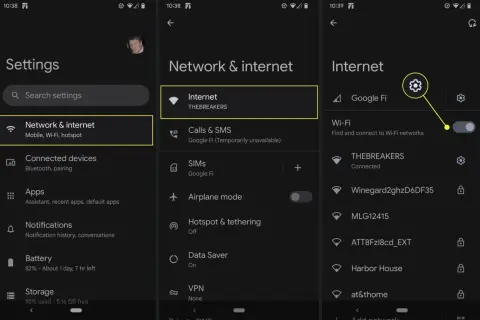 Gdzie znaleźć id huawei? W ustawieniach, w sekcji "Sieć i internet", a następnie "Internet".