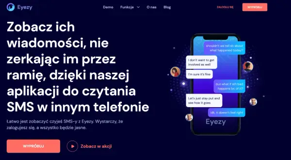 Jak odczytać wiadomość na snapie żeby nie było widać? Aplikacja Eyezy pozwala dyskretnie przeglądać SMS-y z innego telefonu.
