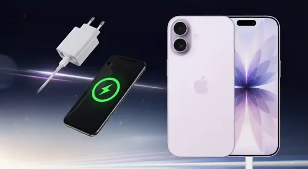 Ładowanie iPhone'a jest proste. Podłącz telefon do ładowarki, a zielona ikona błyskawicy pokaże, że trwa ładowanie.
