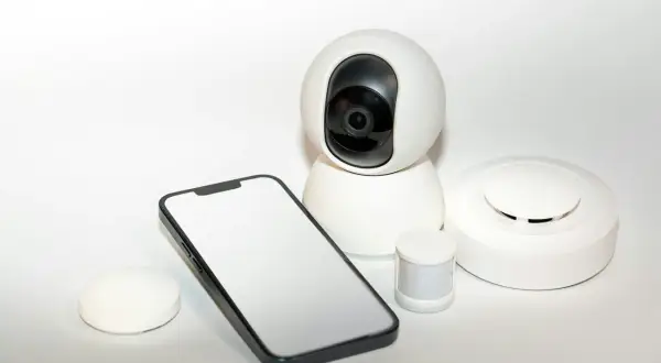 Smart dom: telefon, kamera obrotowa, czujnik ruchu i dymu. Zdalny monitoring z Alfred Camera po polsku.