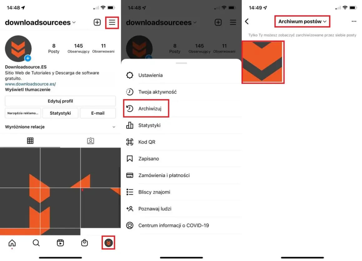 Zobacz, jak łatwo znaleźć ukryte wiadomości na Instagramie, korzystając z opcji archiwizacji postów.