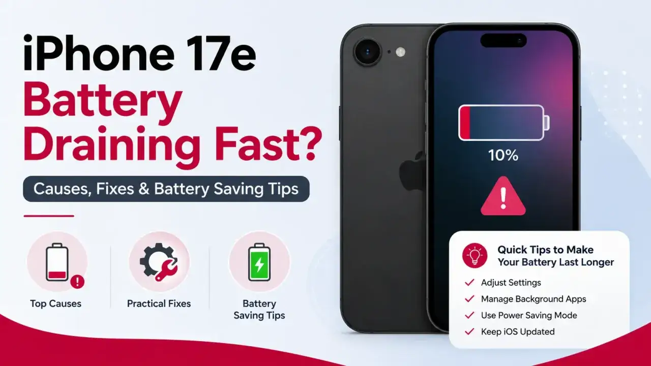 iPhone 17e: bateria szybko się rozładowuje? Poznaj przyczyny, rozwiązania i wskazówki dotyczące oszczędzania baterii.