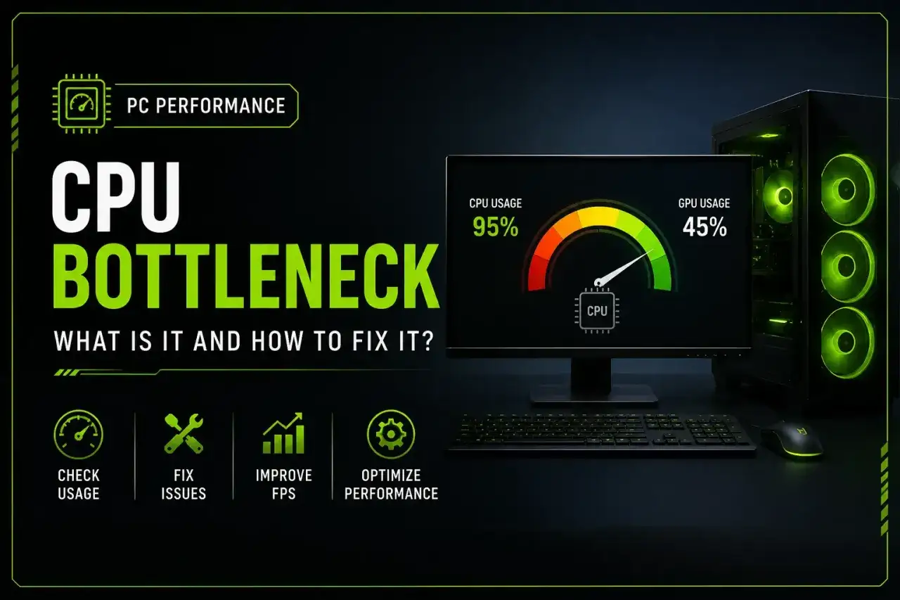 Dowiedz się, jak sprawdzić, co spowalnia komputer, gdy CPU jest obciążony w 95%. Poradnik o CPU bottleneck i optymalizacji wydajności PC.