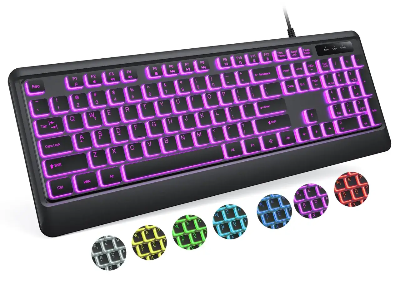 Klawiatura gamingowa z podświetleniem RGB. Dowiedz się, jak zmienić kolor klawiatury, aby dopasować go do swojego stylu.